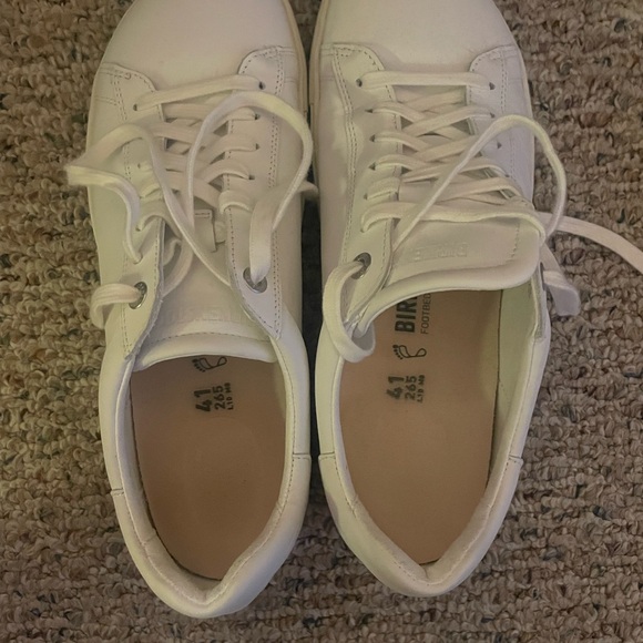 Birkenstock Bend White Leather Sneakers Size 10/41 - Picture 10 of 10